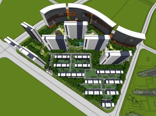Sketchup Landscape Model | Residential Landscape, Residential Landscape, Modern Style