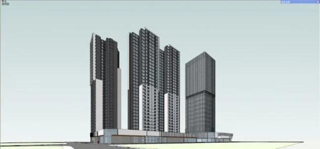 Sketchup Office Model | High rise Office Building, Modern Style