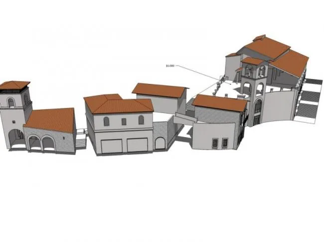 Sketchup Business Model | Commercial Street, Spanish Style