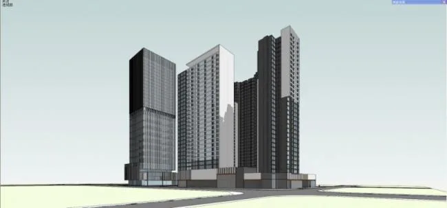 Sketchup Office Model | High rise Office Building, Modern Style