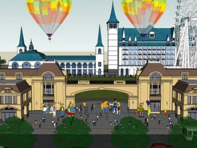 Sketchup Business Model | Multi story Commercial Block, French Classical Style