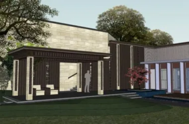 Modern Courtyard and Garden Landscape Models in SketchUp-BIM WORLD