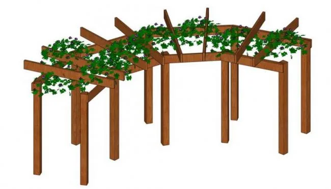 SketchUp Material Model: Flower Frame Landscape Component