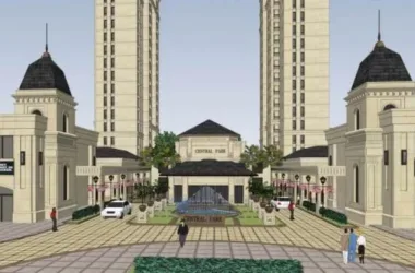 European-Style Entrance Gate Landscape Model in SketchUp | Classic Design-BIM WORLD