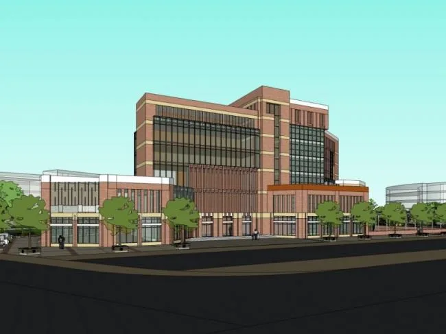 Sketchup Complex Model | Multi story Commercial Complex, Modern Style