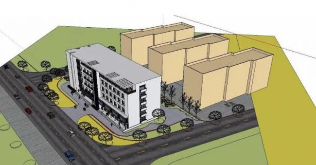 Sketchup Office Model | Multi story Office Building, Modern Style