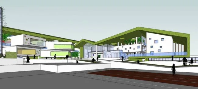Sketchup School Model | Multi story Kindergarten, Modern Style, Educational Architecture