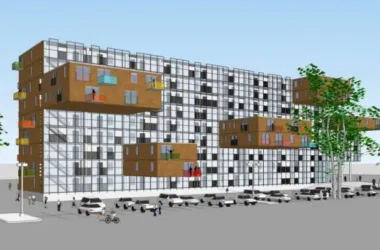 Modern Multi-Story Residential Apartment Model in SketchUp-BIM WORLD
