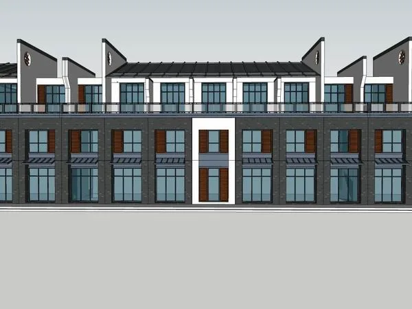 Sketchup Business Model | Multi story shop, commercial, Chinese classical style