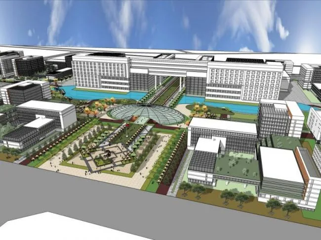 Sketchup Office Model | High rise Office Building, Modern Style