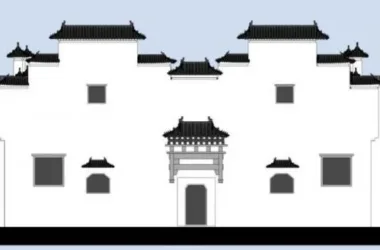 SketchUp Multi-Story Residential Villa Model Inspired by Huizhou Architecture-BIM WORLD