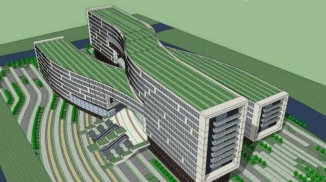 Sketchup Office Model | Multi story Office Building, Modern Style