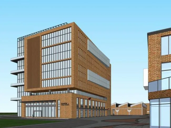 Sketchup Office Model | Multi story Office Building, Modern Style