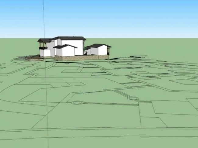 Sketchup Villa Model | Solo Villa, Chinese Style