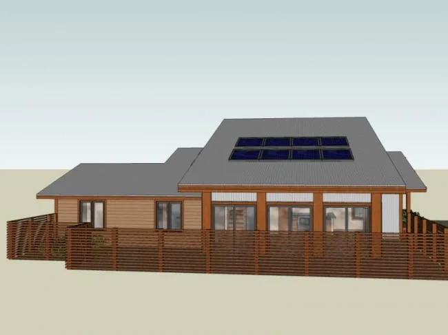 Modern Solo Villa Design | SketchUp 3D Model