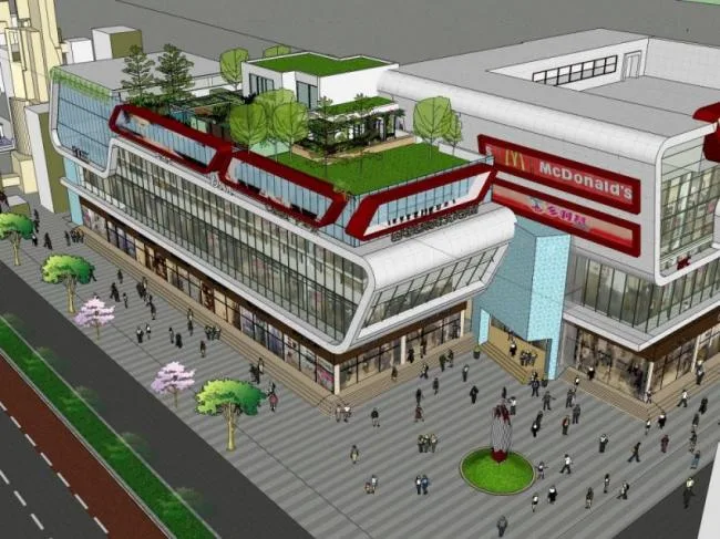 Sketchup Business Model | Multi layer Business, Modern Style