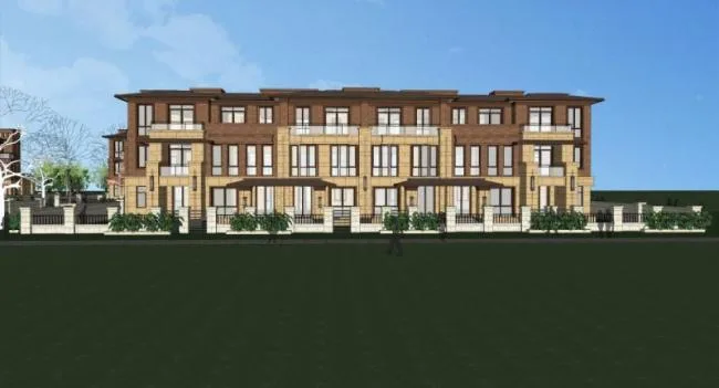 Sketchup Villa Model | Multi row Villa, Modern Style