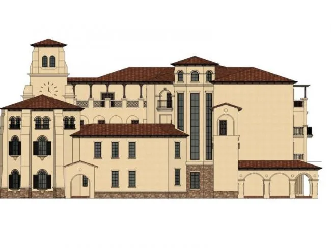 Sketchup Business Model | Multi-story Club, European Classical Style