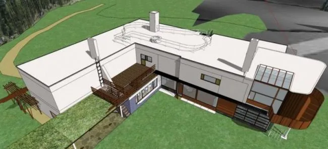 Sketchup Villa Model | Solo Villa, Alva Alto, Modern Style