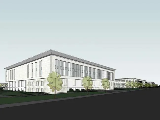Sketchup Cultural Model | Multi story Exhibition Hall, Cultural Architecture, Modern Style