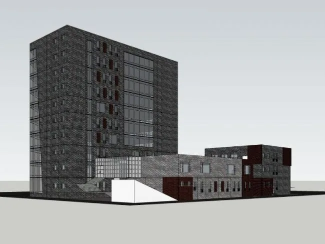 Sketchup Office Model | Multi story Office Building, Modern Style