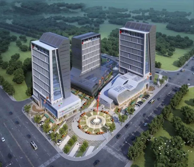 Sketchup Complex Model | Multi-story Commercial Complex, Office Building, Residential, Modern Style
