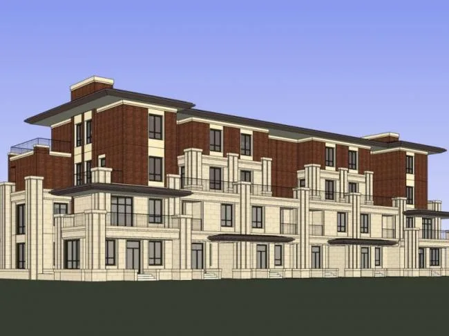Sketchup Villa Model | Stacked Villa, Modern Style