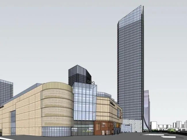 Sketchup Complex Model | Multi story Commercial Complex, Office, Hotel, Modern Style