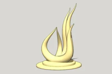 Modern Landscape Sculpture Components for SketchUp Material Models-BIM WORLD