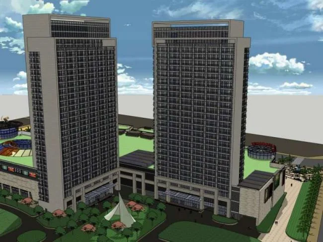 Sketchup Complex Model | Multi story Commercial Complex, Residential, Office, Hotel, Classical Style