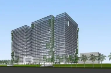 SketchUp Office Model: Modern High-Rise Industrial Park and Office Building-BIM WORLD