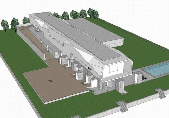Modern Solo Villa Design | SketchUp 3D Model