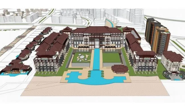 Sketchup Residential Model | Multi story Residence, Residential Building, Southeast Asian Style, Classical Style