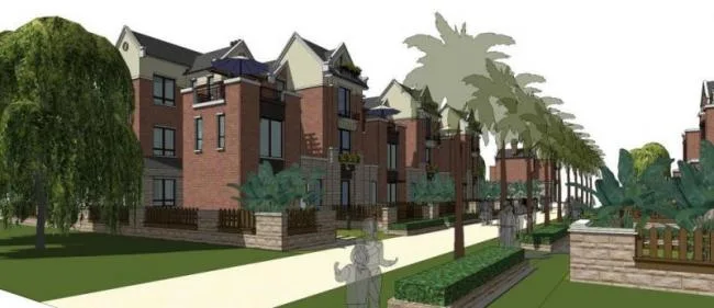 Sketchup Villa Model | Townhouse, British Style