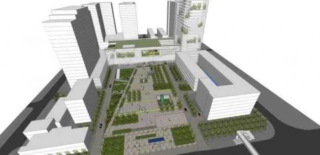Sketchup Landscape Model | Commercial Landscape, Modern Style