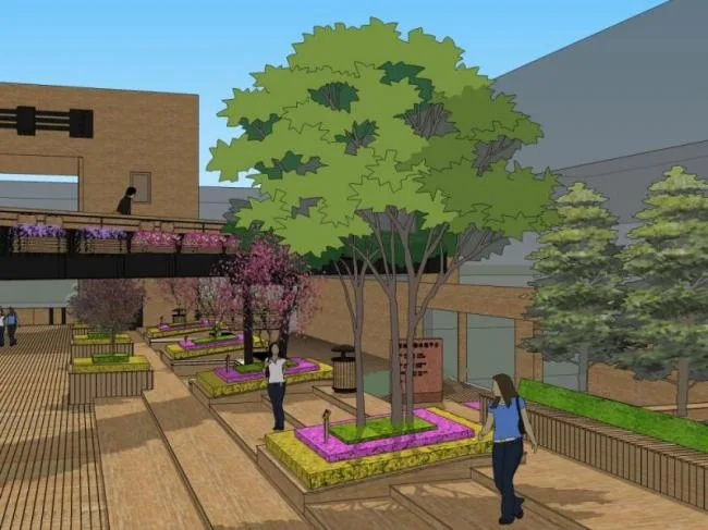 Sketchup Landscape Model | Roof Garden, Modern Style