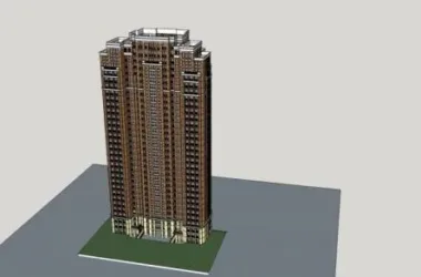 SketchUp Residential Models: High-Rise and Simplified European-Style Buildings-BIM WORLD