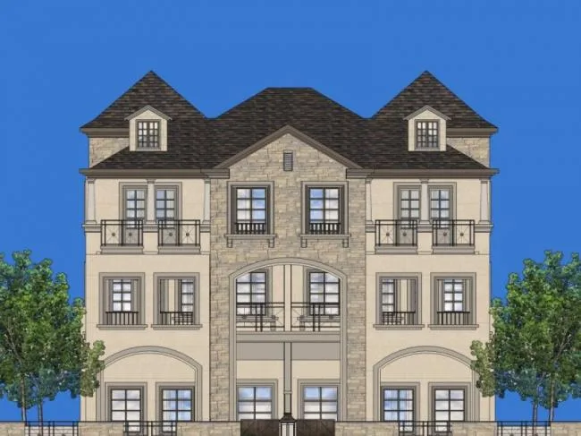 Sketchup Villa Model | Twin Villa, Modern Style