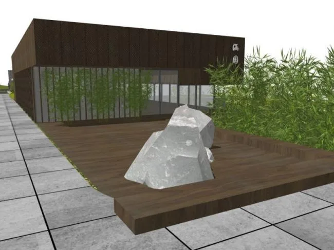 Sketchup Business Model | Clubhouse, Oriental Neoclassical