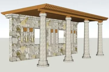SketchUp Material Model: Flower Frame Component-BIM WORLD