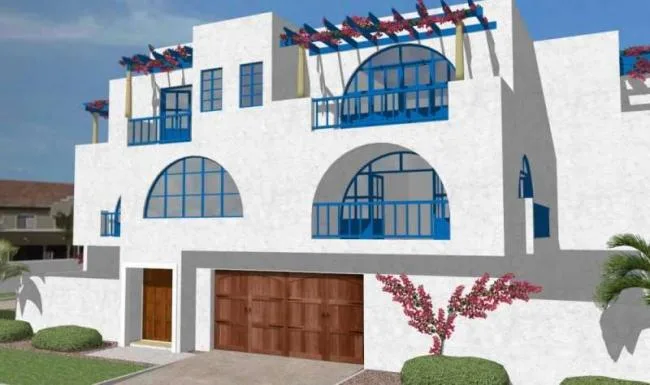 Sketchup Residential Model | Multi story Residence, European Classical Style