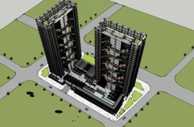 Modern High-Rise Residential Building Models in SketchUp-BIM WORLD