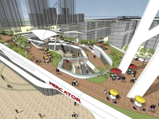 Sketchup Complex Model | Multi story Commercial and Residential Complex, Commercial, Residential, Modern Style