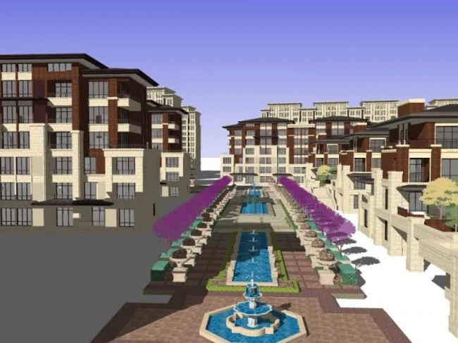 Sketchup Villa Model | Villa Cluster, Classical Style