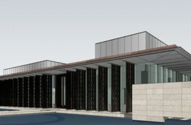 SketchUp Business Model: Modern Commercial Sales Office Design-BIM WORLD