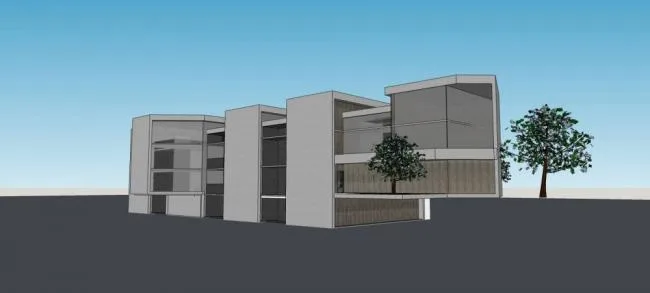 Sketchup Cultural Model | Multi story Museum, Cultural Architecture, Modern Style