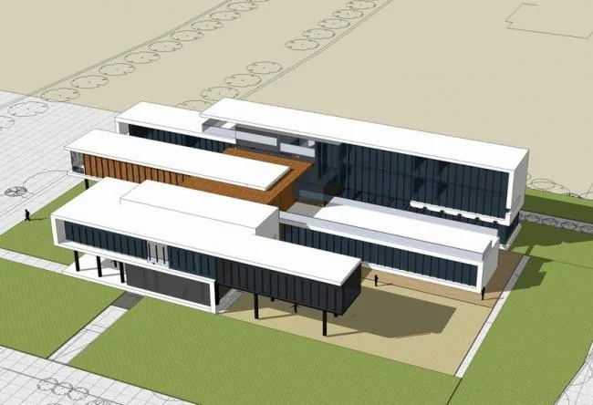 Sketchup School Model | Multi story School, Kindergarten, Teaching Building, Educational Building, Modern Style