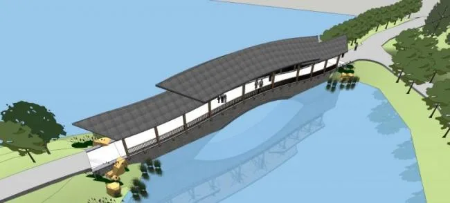 Sketchup Ancient Architecture Model | Bridge, Chinese Style, Ancient Architecture