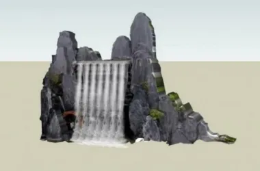 SketchUp Materials for Rockery and Landscape Sculpture Models-BIM WORLD