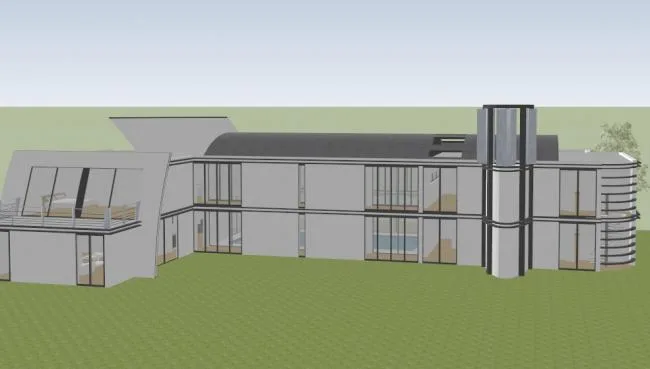 Modern Solo Villa Design | SketchUp 3D Model